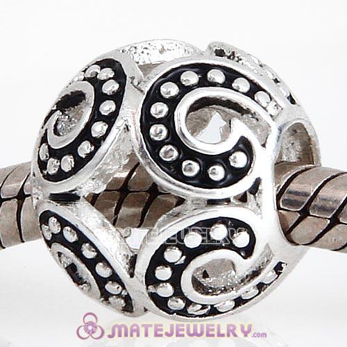 European Style Sterling Silver Powerful Wave Beads