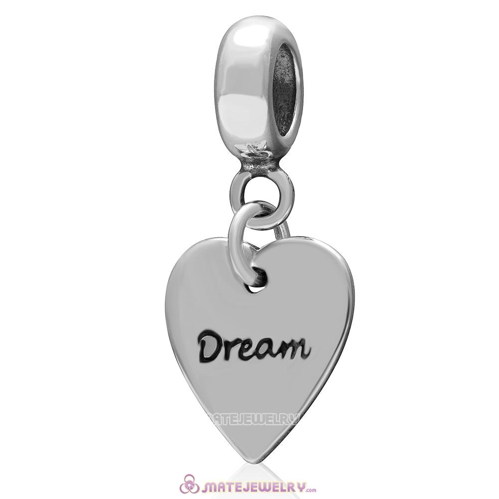 Dream Love Charm 925 Sterling Silver Pendant 