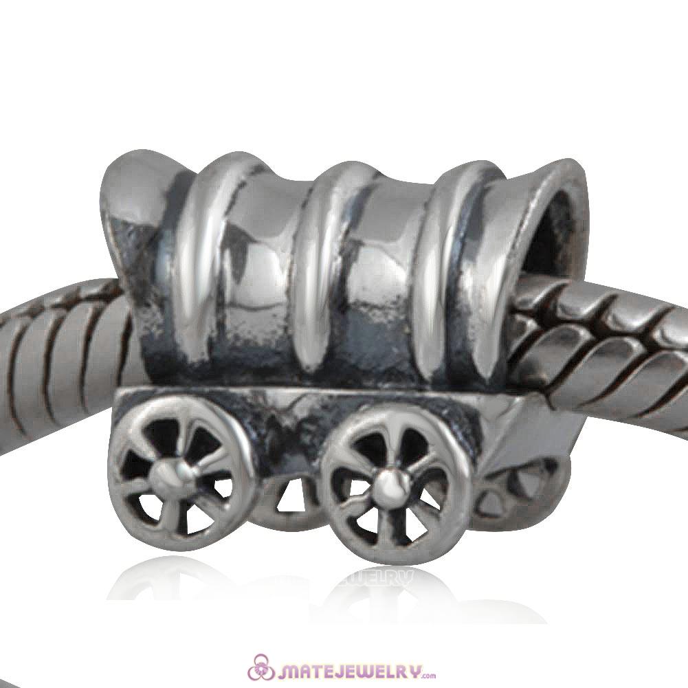 Antique silver carriage beads fit history car