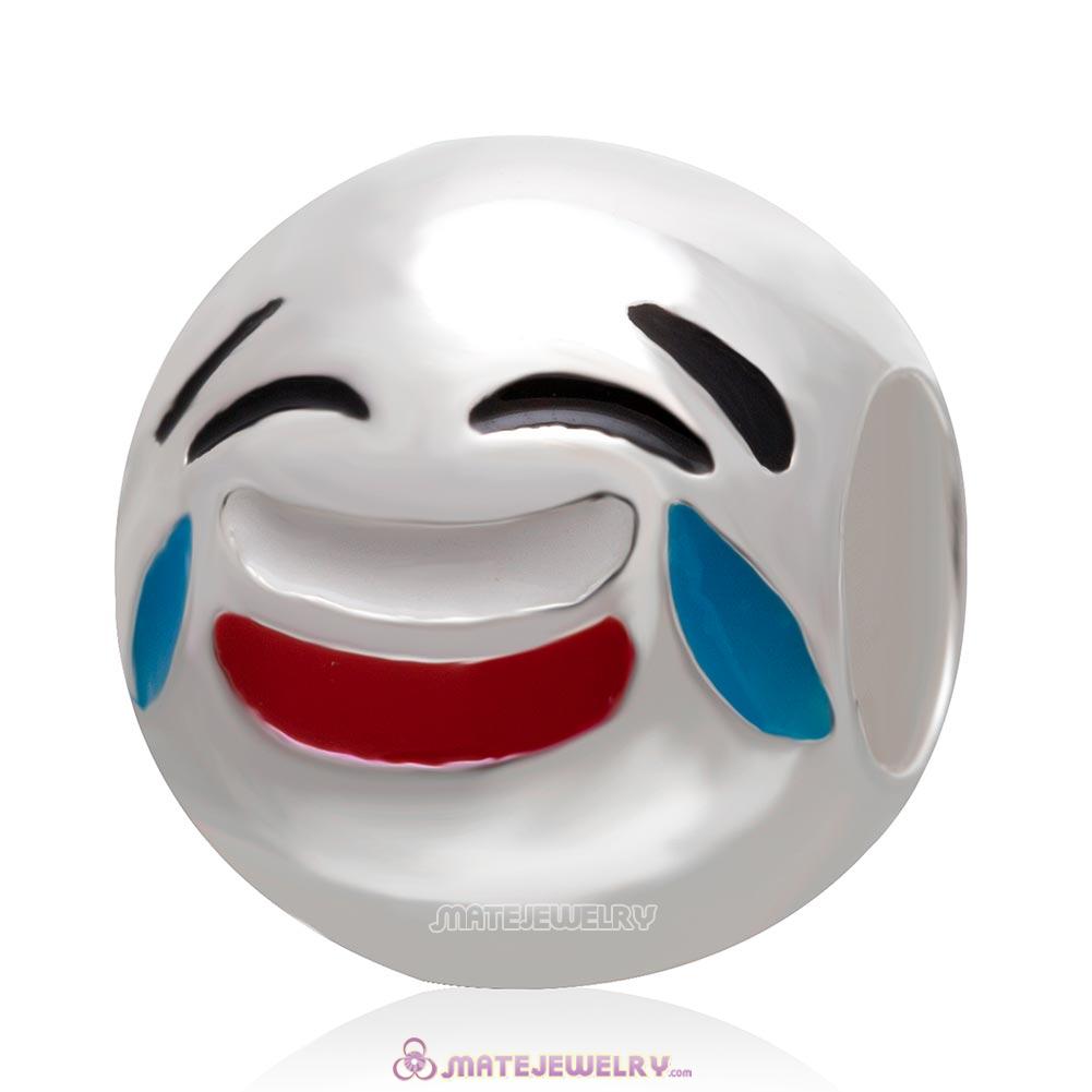 Cry Smile Face Charm QQ Emoji Beads