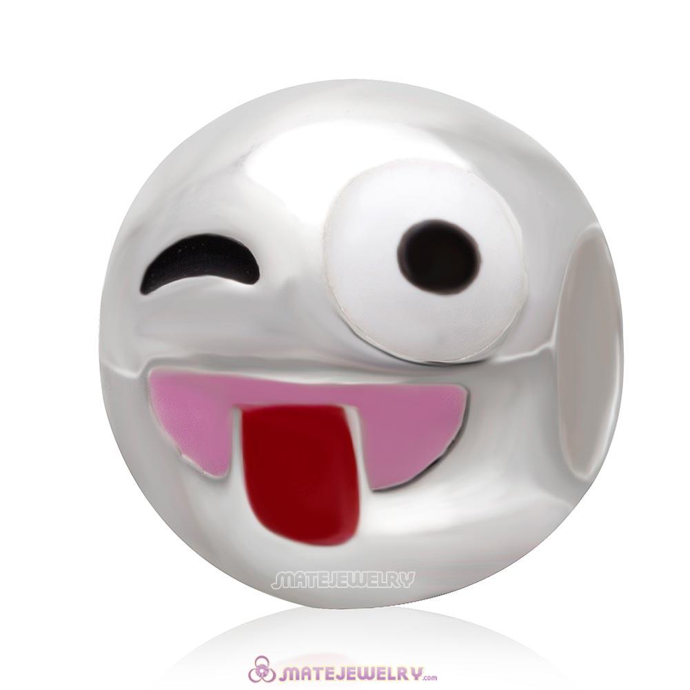 Naughty Face Charm QQ Emoji Beads