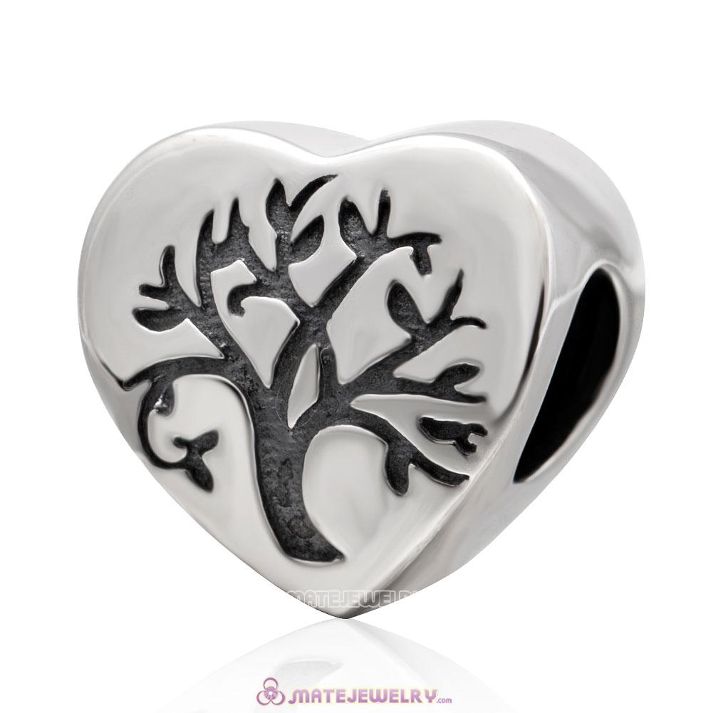 Family Tree of Love Charm European Bead