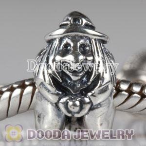 925 Sterling Silver Witch Beads fit on European Largehole Jewelry Bracelet
