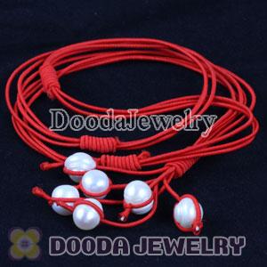 Wholesale Fashion Freshwater Pearl Hand Knitted Necklace