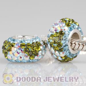 European Austrian crystal beads with 90 crystal rhinestones