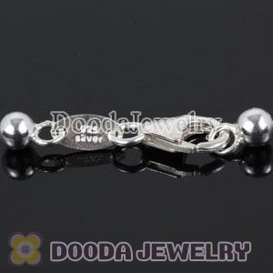 Sterling Silver Lobster Clasp with 2 Ball