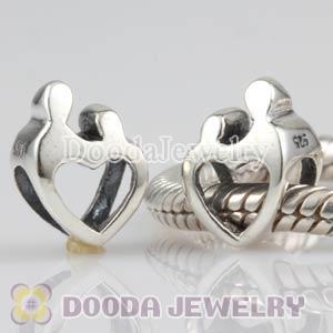 925 Sterling Silver Mother And Child Beads European Compatible