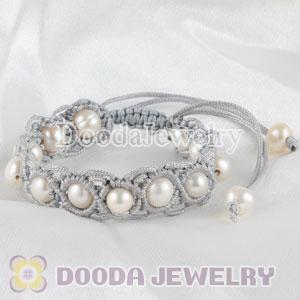 Fashion Hand Knitted Adjustable Grey Bracelet for Kid