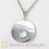 Sterling Silver Mickey Mouse Fashion Shell Pendant Fit European Necklace