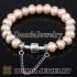 18cm Freshwater Pearl Silver Snake Bracelet European Style