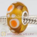 2011 new lampwork glass beads 925 sterling silver core European compatible