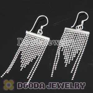 Sterling Silver Fashion Drop Fringe Earrings