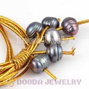 Wholesale Fashion Freshwater Pearl Hand Knitted Necklace