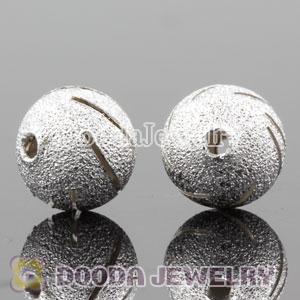 10mm handmade Style Silver Plated Copper Beads Wholesale