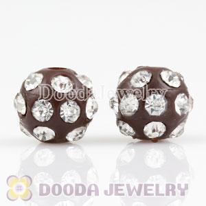 8mm handmade Style Plastic Beads with Crystal Wholesale