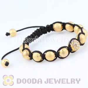 handmade Inspired Bracelet Wholesale with Gold Crystal Ball Beads