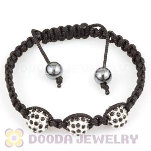 handmade Style TresorBeads Bracelet with Crystal Alloy Beads and Hematite