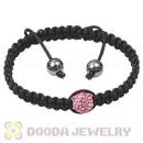 2011 Fashion TresorBeads Macrame Bracelets with pink Crystal and Hematite