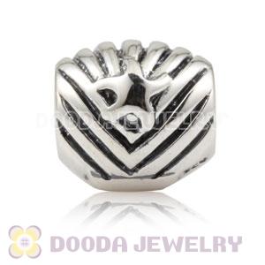 Antique 925 Sterling Silver Shell and Starfish charm Beads European compatible