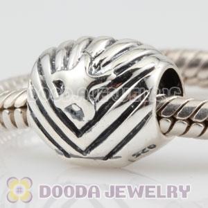 Antique 925 Sterling Silver Shell and Starfish charm Beads European compatible