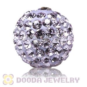 10mm handmade style Pave Lavender Czech Crystal Bead wholesale