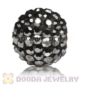 10mm handmade style Pave Grey Czech Crystal Bead wholesale