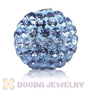 10mm handmade style Pave Blue Czech Crystal Bead wholesale