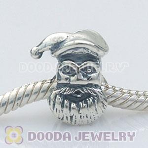 925 Sterling Silver European Style Santa Claus Christmas day Beads