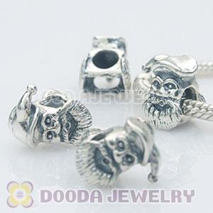 925 Sterling Silver European Style Santa Claus Christmas day Beads