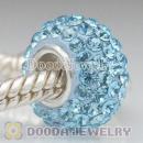 Jewelry silver beads with 90 crystal rhinestones Austrian crystal Jewelry beads with 925 silver core
