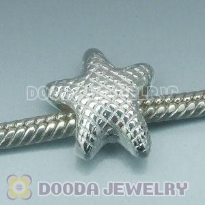 Solid Sterling Silver European Style Starfish Beads and Charms