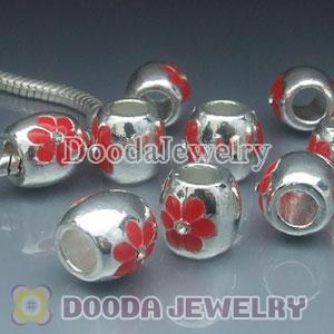 Wholesale European style silver plated beads and charms