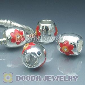 Wholesale European style silver plated beads and charms