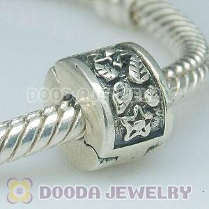 925 Solid Silver European Style Clip Beads