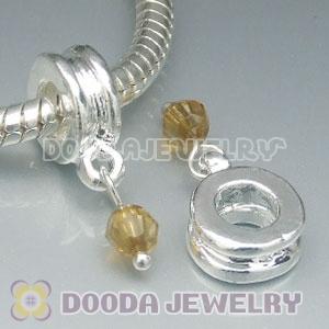 Wholesale European style silver plated beads and charms