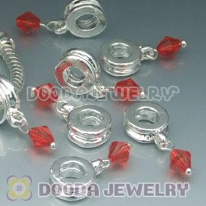 Wholesale European style silver plated beads and charms