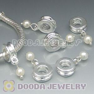 Wholesale European style silver plated beads and charms
