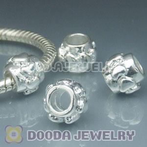 Wholesale European style silver plated beads and charms