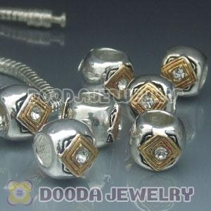 Wholesale European style silver plated beads and charms