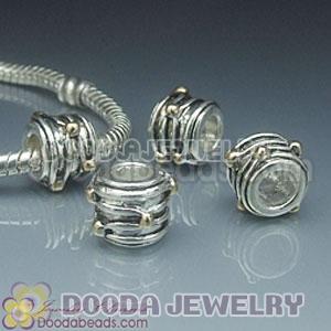Wholesale European style silver plated beads and charms