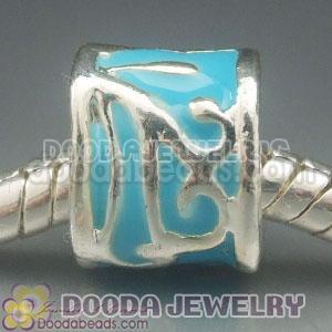 Wholesale European style silver plated beads and charms