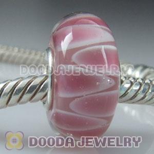 925 sterling silver single core Charm Jewelry glass beads