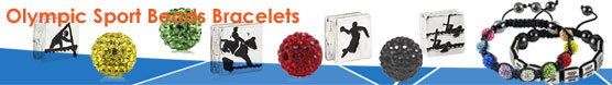 London 2012 Olympic Sport ShamballaBeads Bracelets