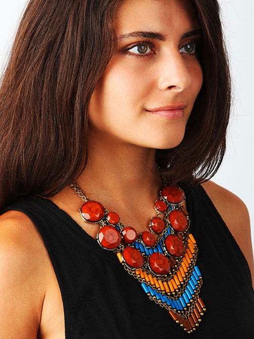 Pueblo Chandelier Bib Necklaces Wholesale
